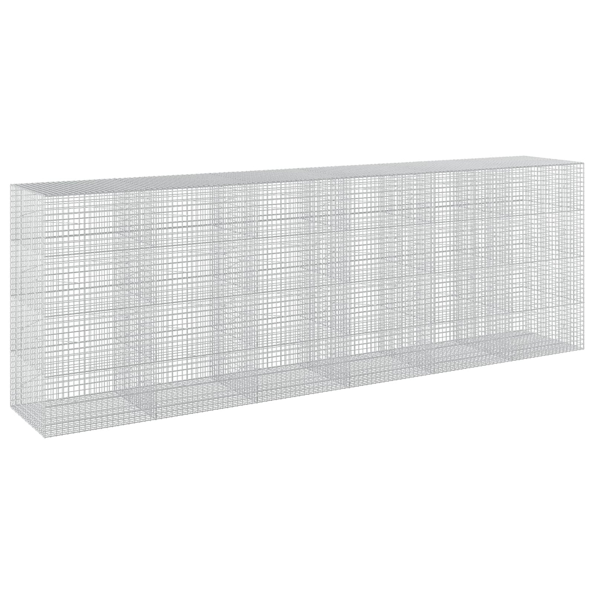 vidaXL Gabion with 5 mm Wire and 5x5 cm Mesh 600x100x200 cm 2