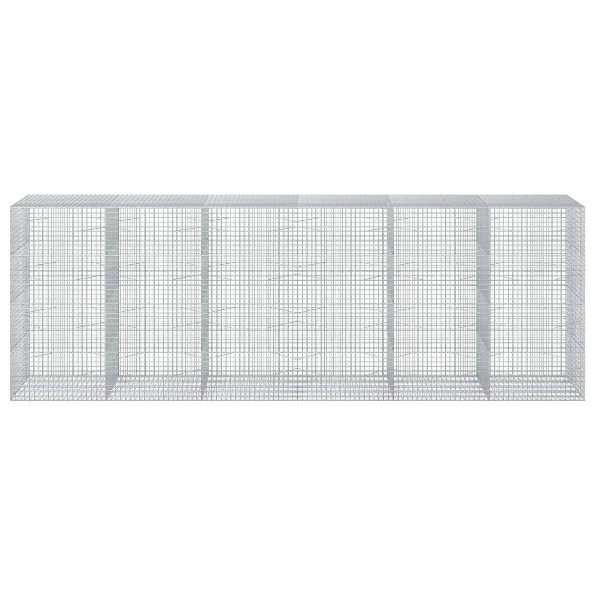 Gabion with 5 mm Wire and 5x5 cm Mesh 50x100x200 cm Height 200 cm Thickness 100 cm 50–1000 cm 600 cm