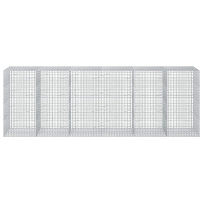 Gabion with 5 mm Wire and 5x5 cm Mesh 50x100x200 cm Height 200 cm Thickness 100 cm 50–1000 cm 600 cm