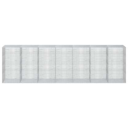 Gabion with 5 mm Wire and 5x5 cm Mesh 50x100x200 cm Height 200 cm Thickness 100 cm 50–1000 cm 700 cm