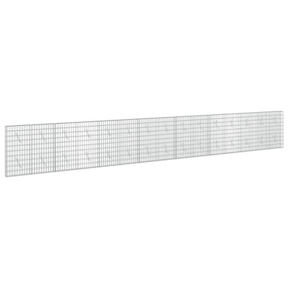 vidaXL Gabion with 5 mm Wire and 5x10 cm Mesh 750x10x100 cm 2