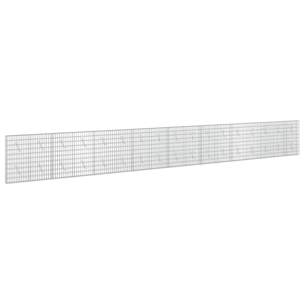 vidaXL Gabion with 5 mm Wire and 5x10 cm Mesh 850x10x100 cm 2