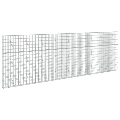 vidaXL Gabion with 5 mm Wire and 5x10 cm Mesh 450x10x150 cm 2