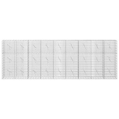 vidaXL Gabion with 5 mm Wire and 5x10 cm Mesh 450x10x150 cm 3