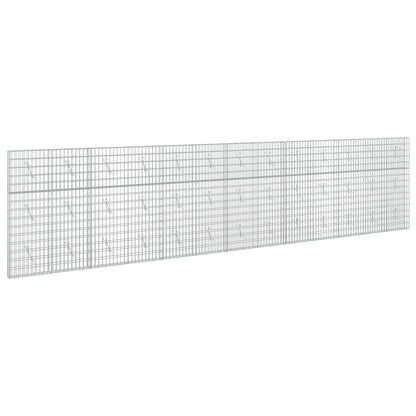vidaXL Gabion with 5 mm Wire and 5x10 cm Mesh 650x10x150 cm 2