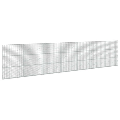 vidaXL Gabion with 5 mm Wire and 5x10 cm Mesh 700x10x150 cm 2