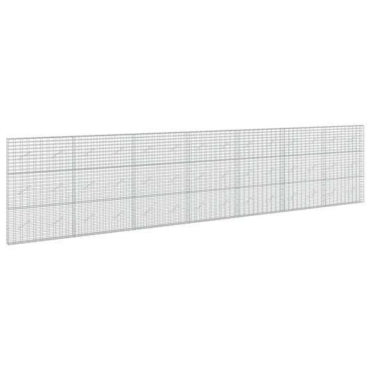 vidaXL Gabion with 5 mm Wire and 5x10 cm Mesh 700x10x150 cm 2