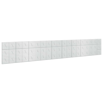 vidaXL Gabion with 5 mm Wire and 5x10 cm Mesh 950x10x150 cm 2