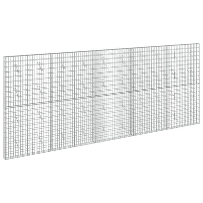 vidaXL Gabion with 5 mm Wire and 5x10 cm Mesh 500x10x200 cm 2