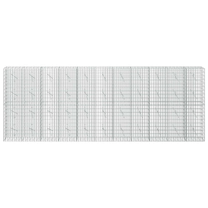 vidaXL Gabion with 5 mm Wire and 5x10 cm Mesh 550x10x200 cm 3