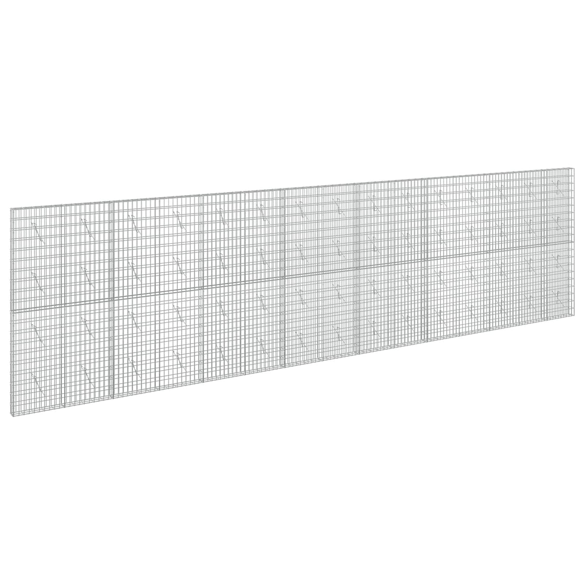 vidaXL Gabion with 5 mm Wire and 5x10 cm Mesh 750x10x200 cm 2