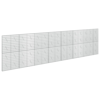 vidaXL Gabion with 5 mm Wire and 5x10 cm Mesh 750x10x200 cm 2