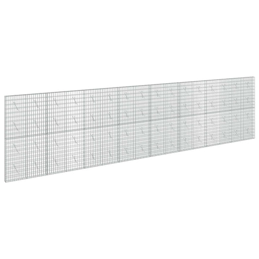 vidaXL Gabion with 5 mm Wire and 5x10 cm Mesh 800x10x200 cm 2
