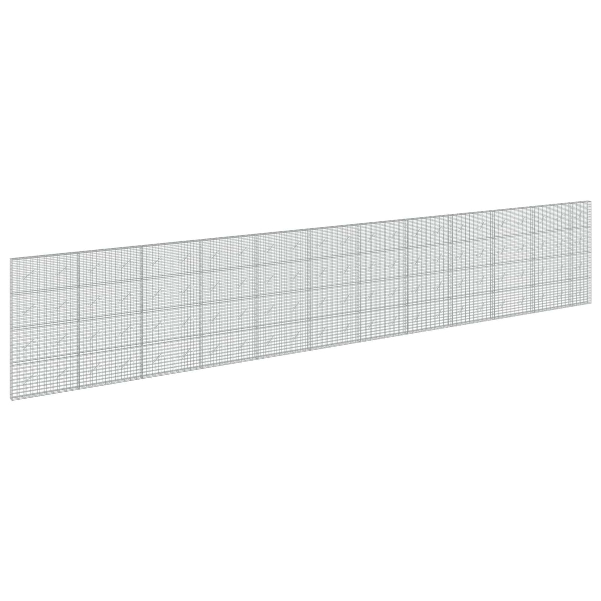 vidaXL Gabion with 5 mm Wire and 5x10 cm Mesh 1150x10x200 cm 2