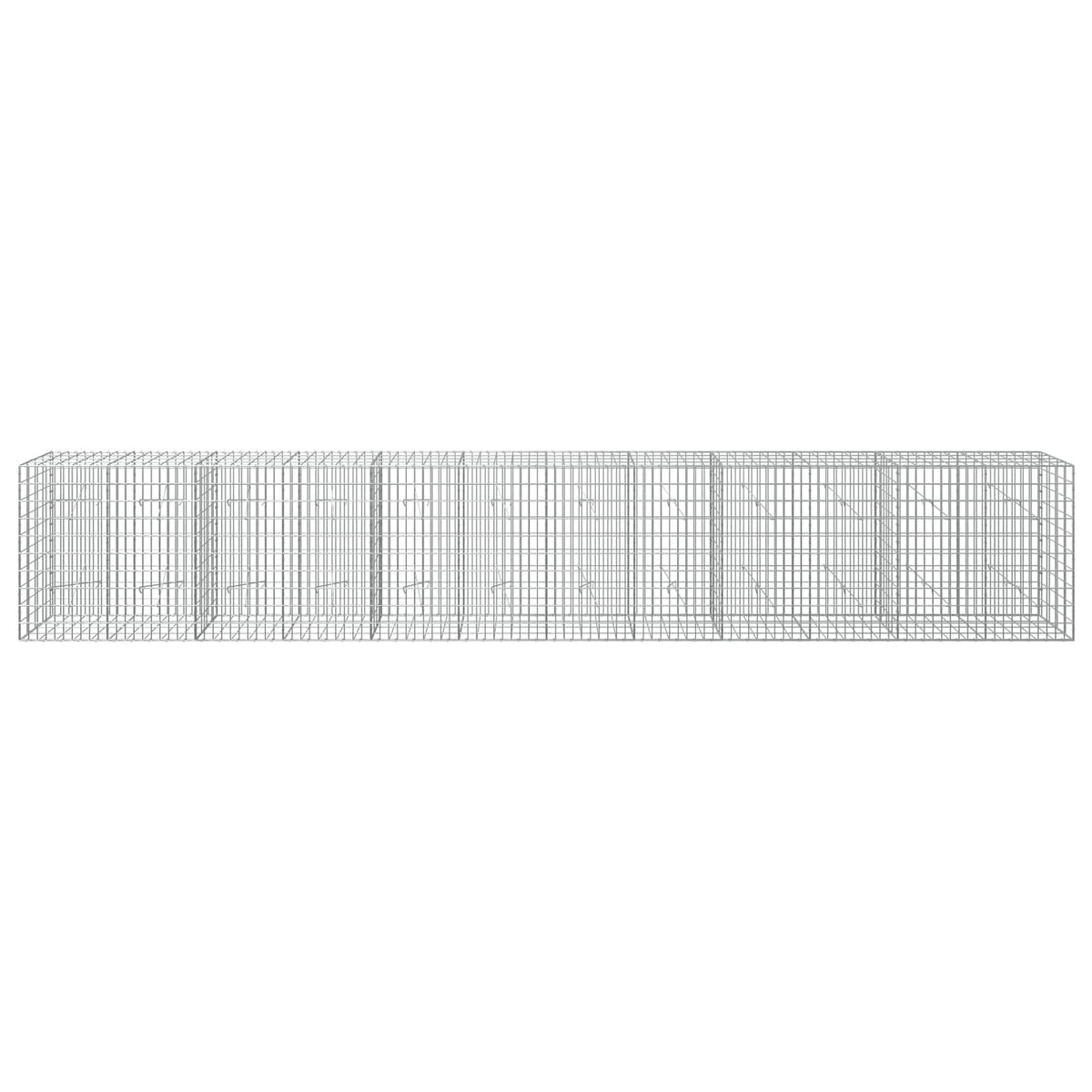 vidaXL Gabion with 5 mm Wire and 5x10 cm Mesh 600x20x100 cm 3