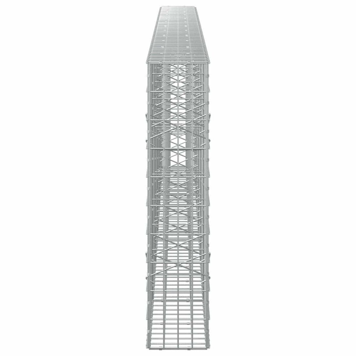 vidaXL Gabion with 5 mm Wire and 5x10 cm Mesh 600x20x100 cm 4