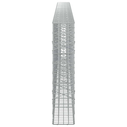 vidaXL Gabion with 5 mm Wire and 5x10 cm Mesh 650x20x100 cm 4