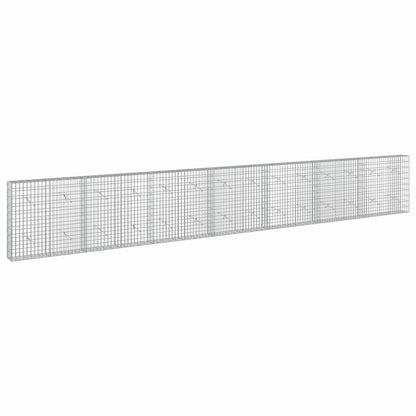 vidaXL Gabion with 5 mm Wire and 5x10 cm Mesh 700x20x100 cm 2