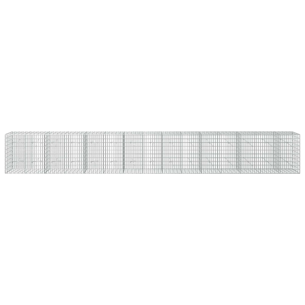 vidaXL Gabion with 5 mm Wire and 5x10 cm Mesh 750x20x100 cm 3