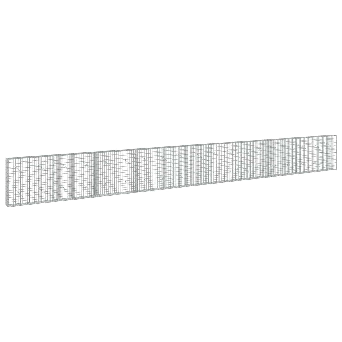 vidaXL Gabion with 5 mm Wire and 5x10 cm Mesh 950x20x100 cm 2