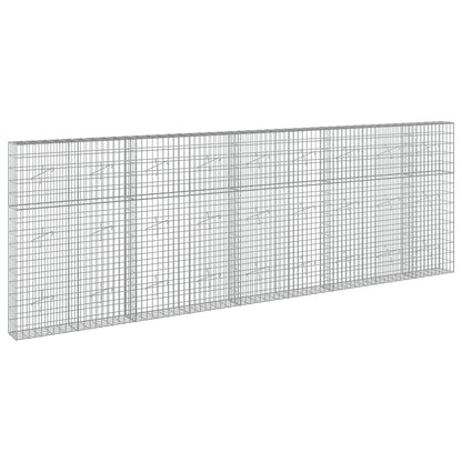 vidaXL Gabion with 5 mm Wire and 5x10 cm Mesh 450x20x150 cm 2