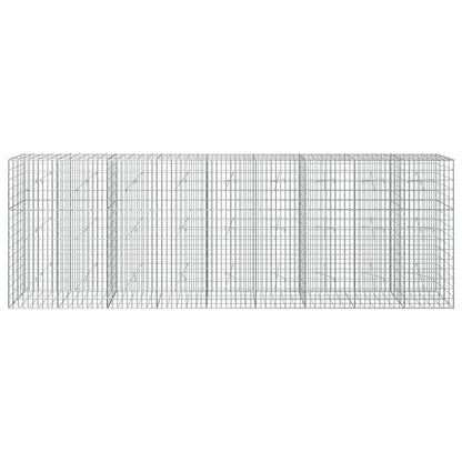 vidaXL Gabion with 5 mm Wire and 5x10 cm Mesh 450x20x150 cm 3