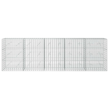 vidaXL Gabion with 5 mm Wire and 5x10 cm Mesh 500x20x150 cm 3
