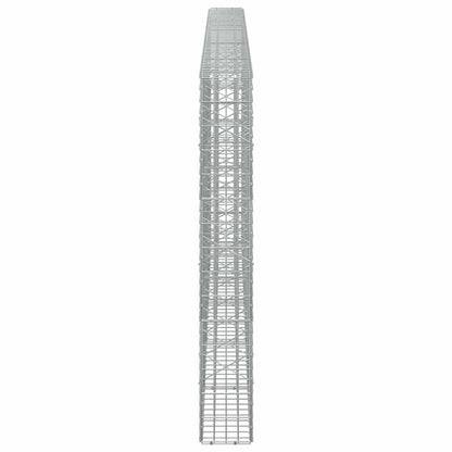 vidaXL Gabion with 5 mm Wire and 5x10 cm Mesh 500x20x150 cm 4