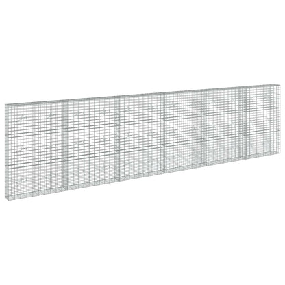 vidaXL Gabion with 5 mm Wire and 5x10 cm Mesh 600x20x150 cm 2