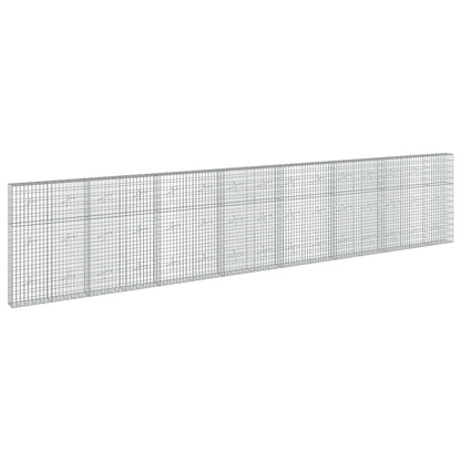 vidaXL Gabion with 5 mm Wire and 5x10 cm Mesh 750x20x150 cm 2