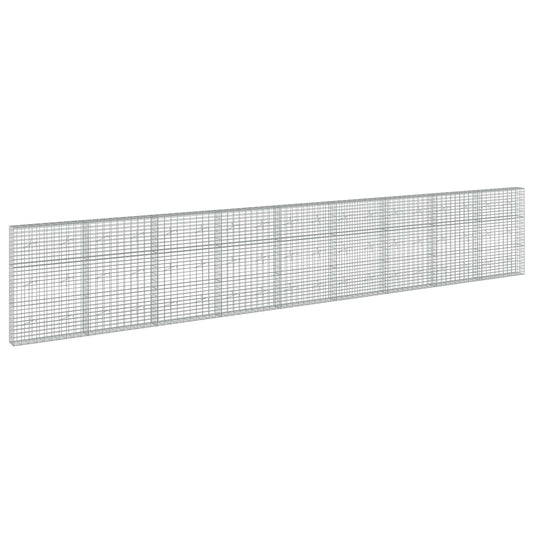 vidaXL Gabion with 5 mm Wire and 5x10 cm Mesh 900x20x150 cm 2