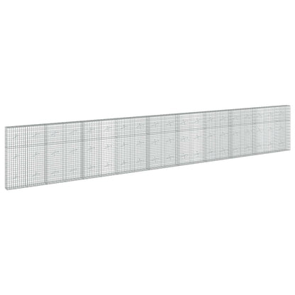 vidaXL Gabion with 5 mm Wire and 5x10 cm Mesh 950x20x150 cm 2
