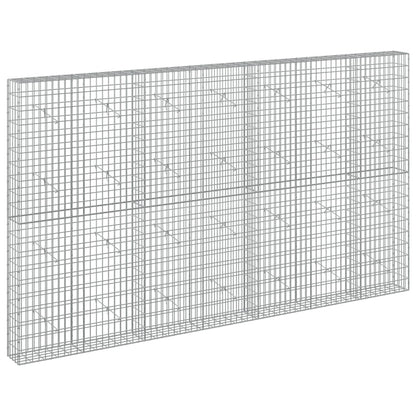 vidaXL Gabion with 5 mm Wire and 5x10 cm Mesh 350x20x200 cm 2