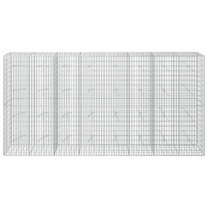 vidaXL Gabion with 5 mm Wire and 5x10 cm Mesh 400x20x200 cm 3