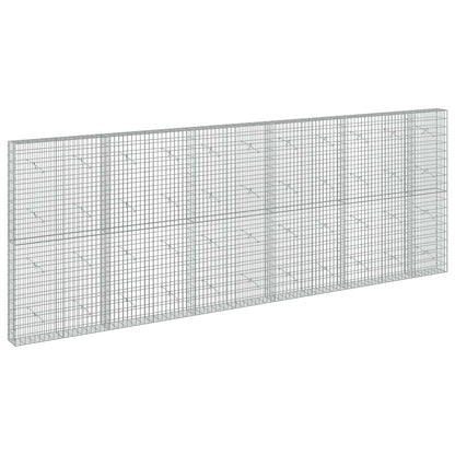 vidaXL Gabion with 5 mm Wire and 5x10 cm Mesh 550x20x200 cm 2