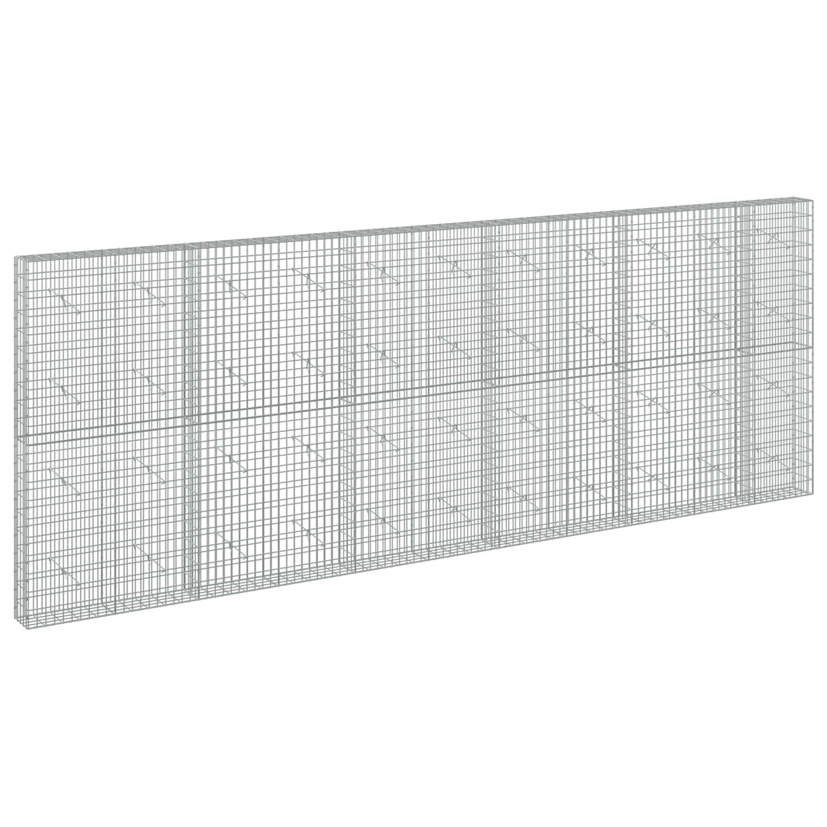 Gabion with 5 mm Wire and 5x10 cm Mesh 50x20x200 cm Height 200 cm Thickness 20 cm 50–1000 cm 550 cm