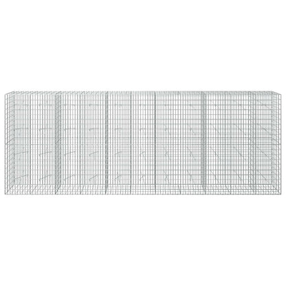 Gabion with 5 mm Wire and 5x10 cm Mesh 50x20x200 cm Height 200 cm Thickness 20 cm 50–1000 cm 550 cm
