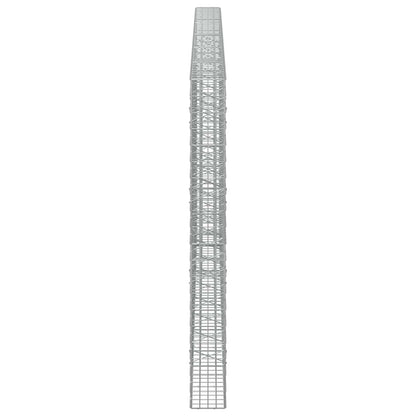 vidaXL Gabion with 5 mm Wire and 5x10 cm Mesh 550x20x200 cm 4