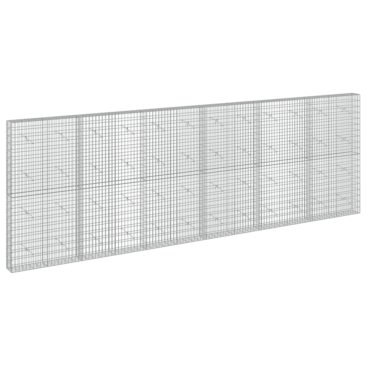 Gabion with 5 mm Wire and 5x10 cm Mesh 50x20x200 cm Height 200 cm Thickness 20 cm 50–1000 cm 600 cm