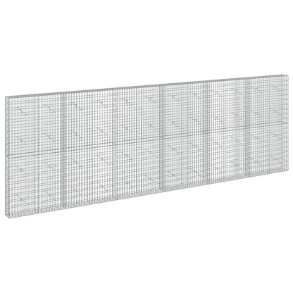 Gabion with 5 mm Wire and 5x10 cm Mesh 50x20x200 cm Height 200 cm Thickness 20 cm 50–1000 cm 600 cm