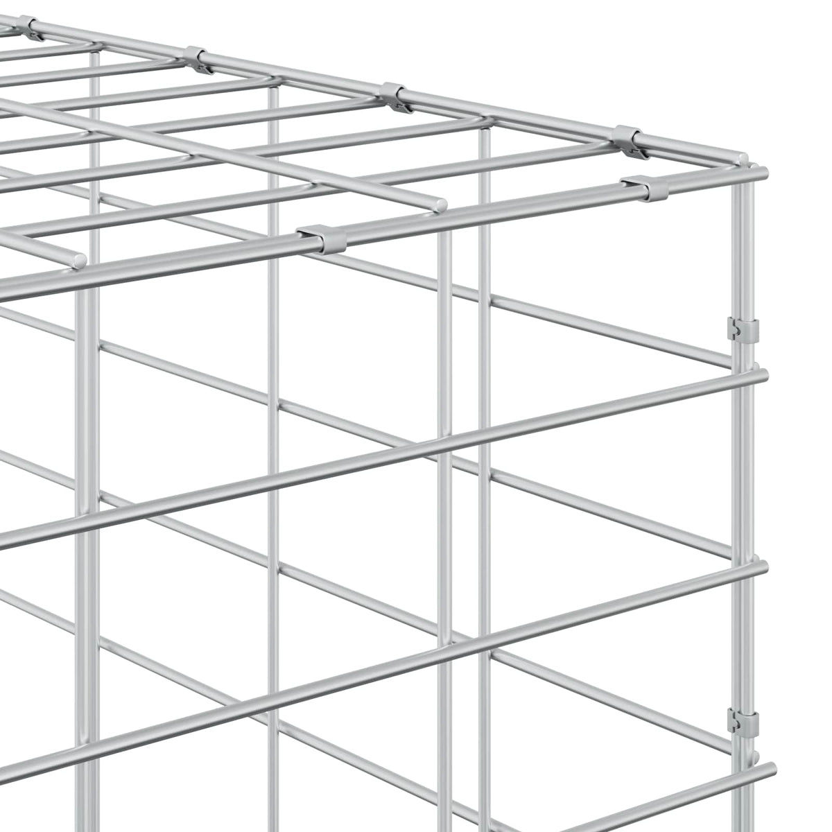vidaXL Gabion with 5 mm Wire and 5x10 cm Mesh 650x20x200 cm 5