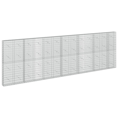 vidaXL Gabion with 5 mm Wire and 5x10 cm Mesh 650x20x200 cm 2