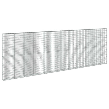 vidaXL Gabion with 5 mm Wire and 5x10 cm Mesh 700x20x200 cm 2