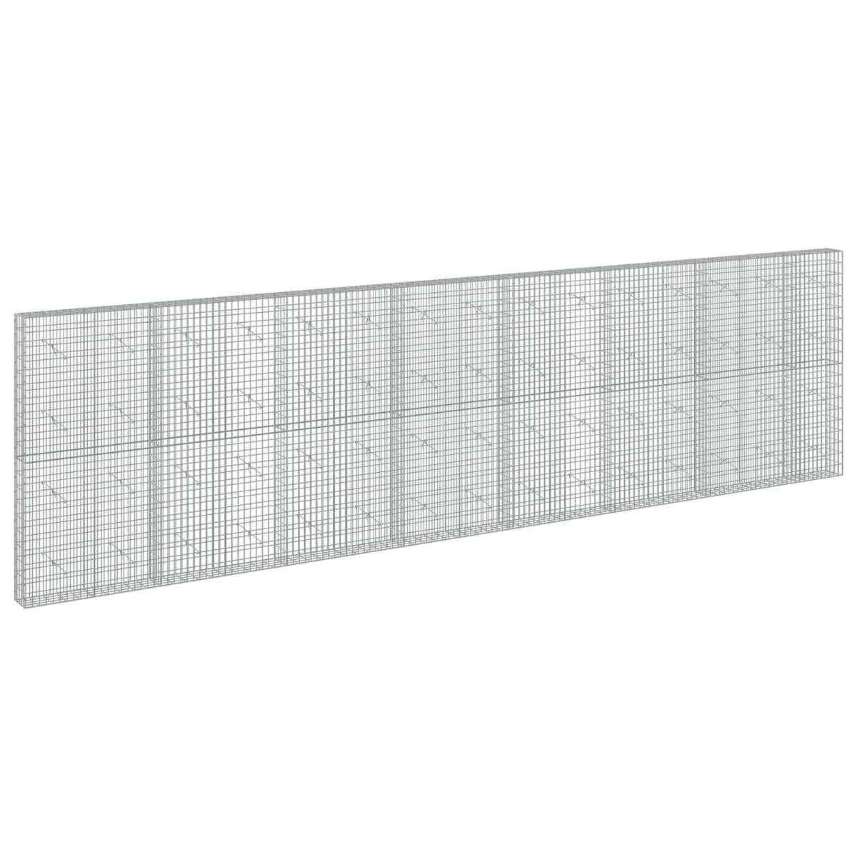 Gabion with 5 mm Wire and 5x10 cm Mesh 50x20x200 cm Height 200 cm Thickness 20 cm 50–1000 cm 750 cm