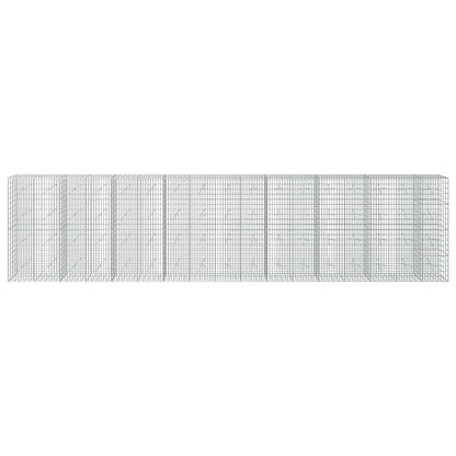 vidaXL Gabion with 5 mm Wire and 5x10 cm Mesh 850x20x200 cm 3