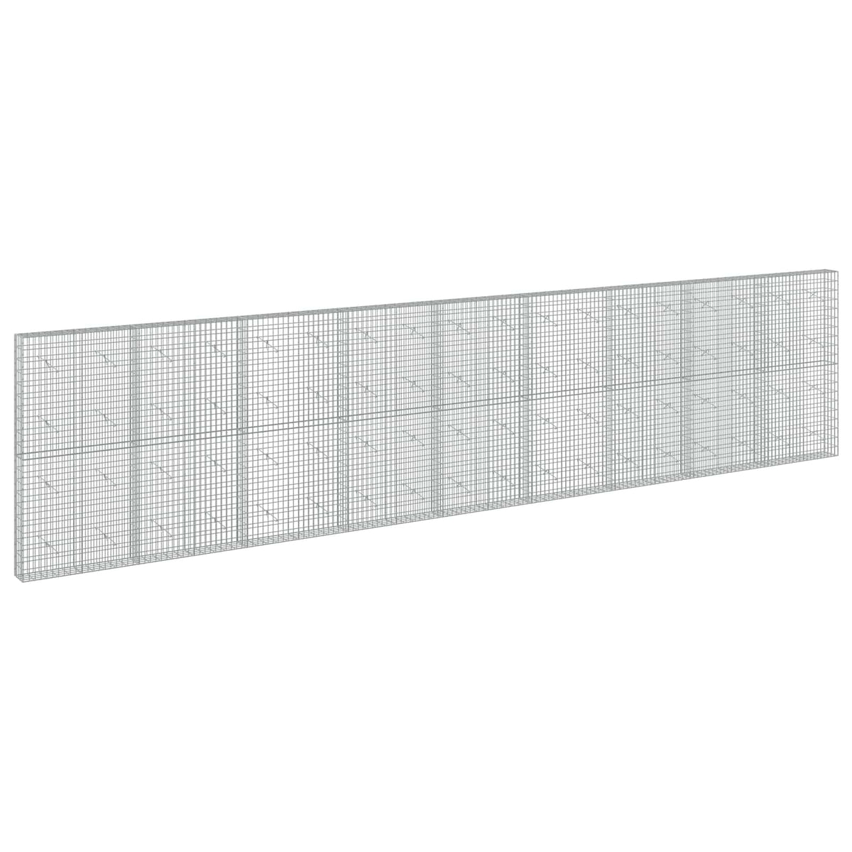 vidaXL Gabion with 5 mm Wire and 5x10 cm Mesh 900x20x200 cm 2