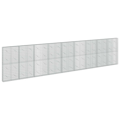 vidaXL Gabion with 5 mm Wire and 5x10 cm Mesh 900x20x200 cm 2