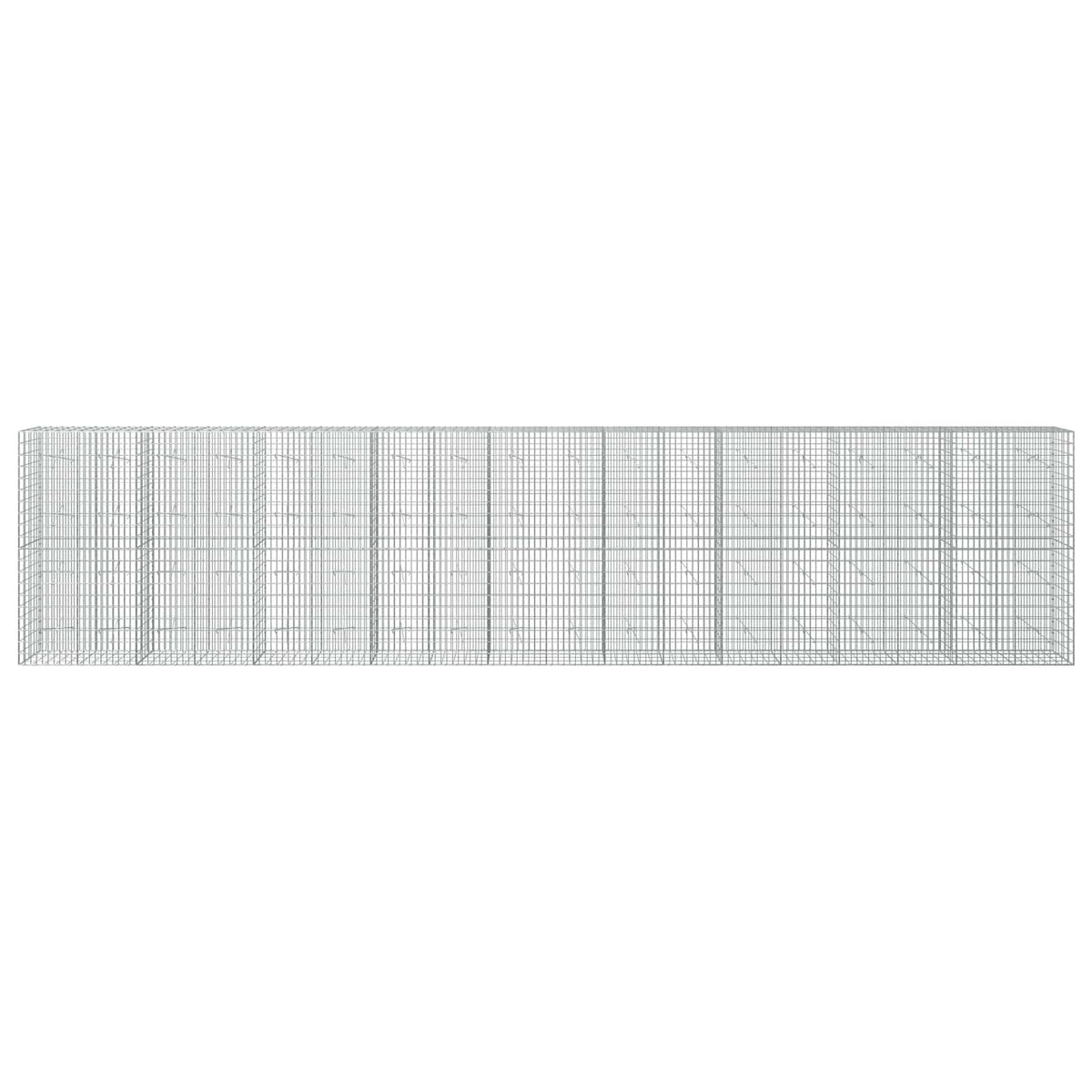 vidaXL Gabion with 5 mm Wire and 5x10 cm Mesh 900x20x200 cm 3