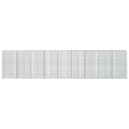 vidaXL Gabion with 5 mm Wire and 5x10 cm Mesh 900x20x200 cm 3