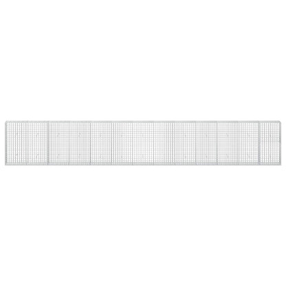 vidaXL Gabion with 5 mm Wire and 5x10 cm Mesh 650x30x100 cm 3